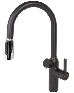 Кухонный смеситель Zigmund & Shtain 2500, черный базальт Zigmund & shtain