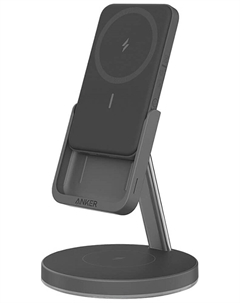 Беспроводное зарядное устройство Anker комплект 2 в 1 (B25A7Black) черный