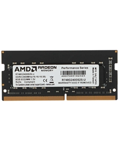 Оперативная память AMD SO-DIMM DDR4 8Gb 2400MHz (R748G2400S2S-UO) оем Amd