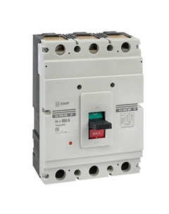 Выключатель автоматический EKF ВА-99М 800 PROxima трехполюсный (3P/3П) 800А 50кА (mccb99-800-800m) Ekf