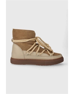 Кожаные зимние ботинки Classic, бежевый Inuikii