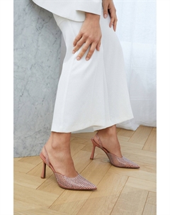 Виниловые туфли на высоком каблуке с двумя ремешками Forever Comfort Next