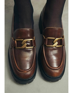 Ботинки REGULAR FIT FOREVER COMFORT CHUNKY HARDWARE HEEL LOAFERS, коричневый Next