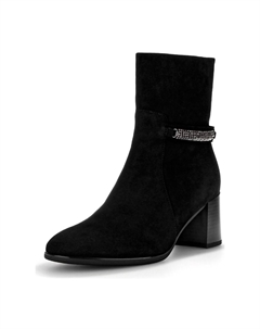 Кожаные ботильоны, черный Gabor