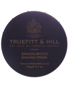 Крем для бритья в банке Sandalwood 190 г Truefitt hill