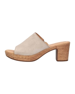 Замшевые мюли на каблуке, бежевый Gabor