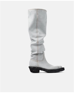 Высокие сапоги унисекс в ковбойском стиле, синий Camper lab