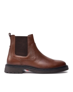 Классические Ботильоны, коричневый Tommy hilfiger