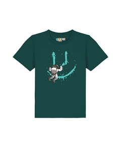 Футболка с принтом GRAFFITI ASTRONAUT, цвет glazed green Watapparel