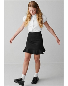 Юбка-колокольчик School Peplum, черный Clarks