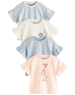 Рубашка, цвет Dusty blue/Peach/Wool white Next