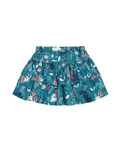 Юбка-клеш из вискозы с принтом «Фея-единорог» для девочек — Little Kid, синий Deux par deux