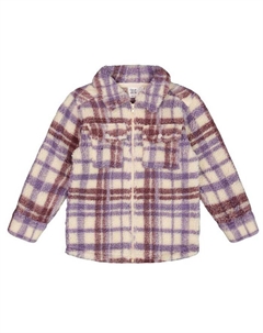 Мягкая флисовая кофта на молнии спереди для девочек - Little Kid, фиолетовый Deux par deux