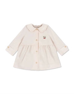 Пальто с вышивкой вишневого цвета, розовый Konges slojd