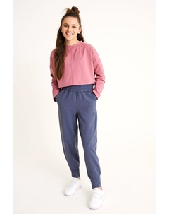 Укороченная толстовка Junior Yoga AEROREADY, розовый Adidas