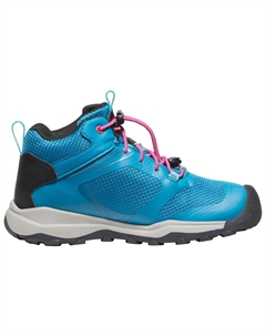 Ботинки для прогулки Youth Wanduro Mid WP, цвет Fjord Blue/Fuchsia Purple Keen