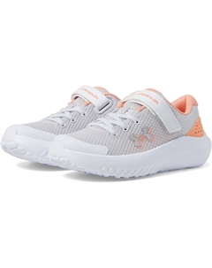 Кроссовки Kids Surge 4 Alternate Closure, цвет Distant Gray/Flare Orange/Metallic Silver Under armour