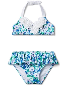 Купальник Floral Two Piece Swimsuit, разноцветный Janie and jack