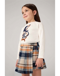 Юбка для маленькой девочки, темно-синий Mayoral