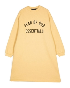 Платье с логотипом, желтый Fear of god essentials kids