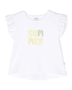 Футболка с принтом Summer, белый Knot