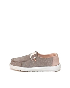 Слипоны Wendy Metallic Sparkle Slip-On Casual Shoe, розовое золото Hey dude