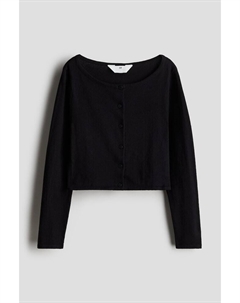 Кардиган тонкой вязки, черный H&m