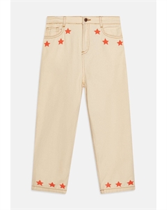 Джинсы-бойфренды STARS BAGGY, кремовый Tinycottons