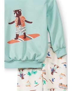 Комплект одежды для сна Surf Bündchen Set, ледниково-синий Calida