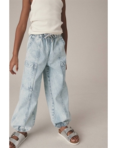 Брюки для бега с декоративным карманом (3-16 лет), синий Next