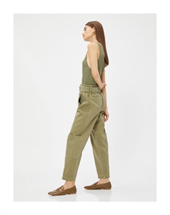 Брюки-карго с поясом, хаки Koton