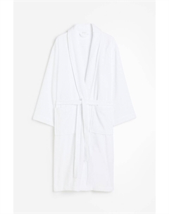 Халат Home Cotton Terry, белый H&m
