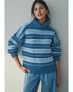 Джемпер CHUNKY HIGH ROLL NECK, синий Next