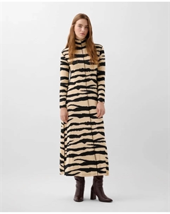 Платье миди с высоким воротом, мультиколор Scalpers