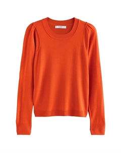 Тонкий вязаный свитер Sweater, оранжевый Next