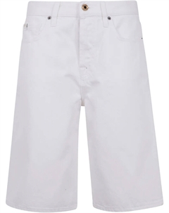 Мини-шорты-бермуды Jacob Cohën с логотипом, белый Jacob cohen