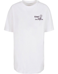 Топ оверсайз Oversized Shirt Surf Club California, белый Merchcode