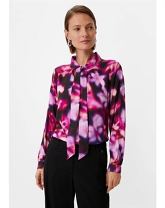 Блуза Bluse langarm, фиолетовый Comma,