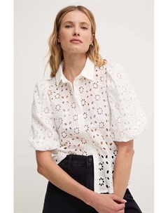 Хлопковая рубашка, белый Answear lab