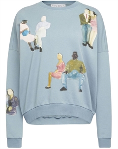 Толстовка с принтом, синий Jw anderson