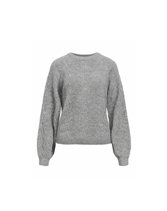 Джемпер OBJFLORA, темно-серый Object