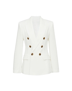 Женский пиджак средней длины с поясом, латте Deep breath