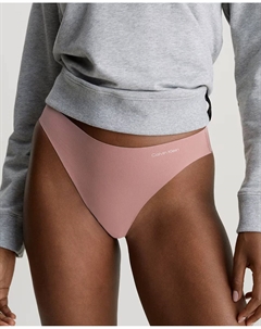 Классические трусики - Invisibles Cotton, розовый Calvin klein