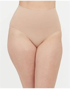 Утягивающие трусики с высокой талией из переработанного нейлона, бежевый Spanx