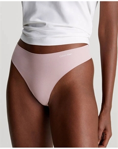 Стринги - Невидимый хлопок, розовый Calvin klein