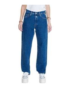 Однотонные брюки на молнии, синий Replay