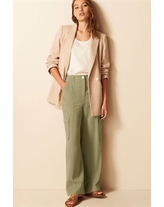 Прямые брюки приталенного кроя, зеленый Next