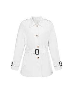 Ветровка женская с поясом, темно-синий Deep breath