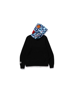 Толстовка с капюшоном BAPE ABC Camo Shark, темно-серый A bathing ape®