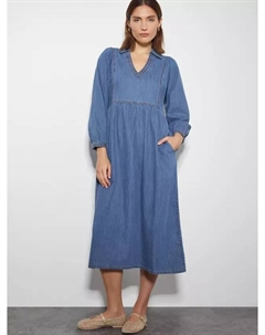Платье Wilma Denim Midi, синий Monsoon